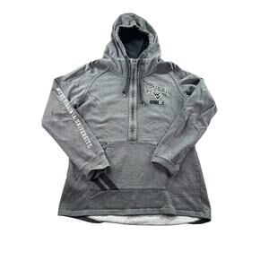 Champion WVU Grey 1/2 Zip Womens Size XL West Virginia Mountaineers Collegiate